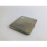 A SILVER CIGARETTE CASE, BIRMINGHAM ASSAY.