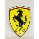 (R) FERRARI PLAQUE