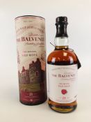 700ML THE BALVENIE "THE SECOND RED ROSE" SINGLE MALT WHISKY IN PRESENTATION BOX.