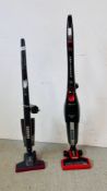 TWO HOOVER VACUUM CLEANERS TO INCLUDE A 20.4 VOLT AND 14.