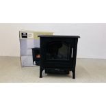 HOMEBASE "LUDFIELD" ELECTRIC STOVE ROOM HEATER (BOXED) - SOLD AS SEEN.