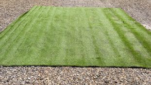 A 4M X 3.95M ASTROTURF SECTION.