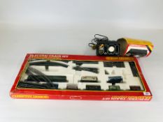 A COLLECTION OF HORNBY 00 GAUGE MODEL RAILWAY INCLUDING DIESEL ENGINES, ROLLING STOCK,