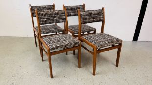 4 RETRO DINING CHAIRS (TRADE ONLY)