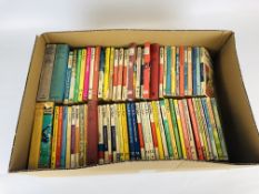 A BOX CONTAINING APPROXIMATELY 70 ENID BLYTON BOOKS.
