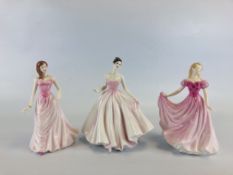 A GROUP OF 3 ROYAL DOULTON FIGURINES TO INCLUDE CLASSICS SWEETHEART HN 4319,