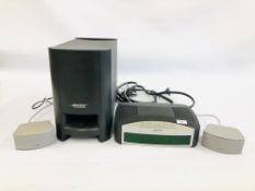 A BOSE PS3-2-1 SURROUND SYSTEM - SOLD AS SEEN.