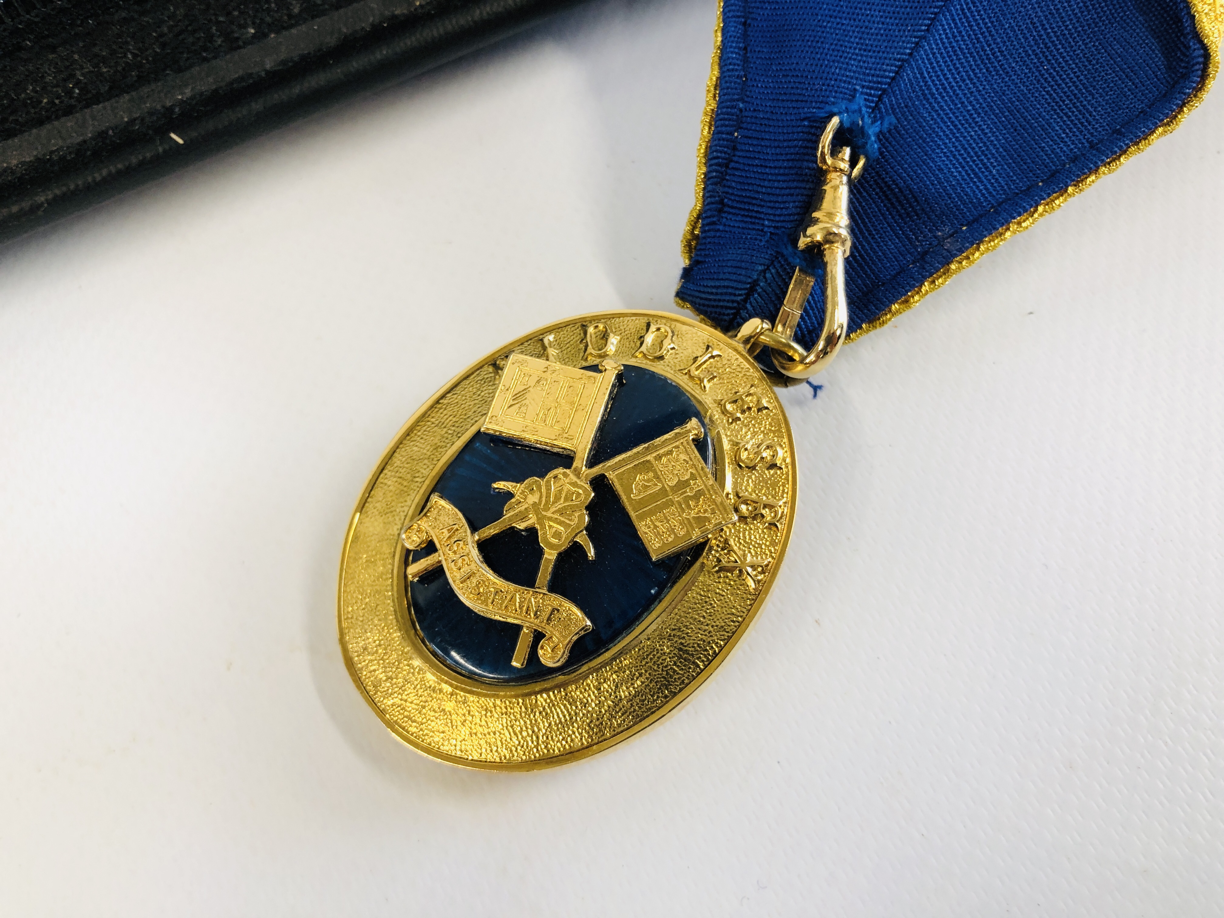 A GROUP OF "MIDDLESEX" MASONIC REGALIA IN CARRY CASE. - Image 2 of 4
