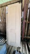 6 X VARIOUS AS NEW INTERIOR DOORS TO INCLUDE XL JOINERY, OAK VICTORIAN SHAKER 1981 X 762 X 35MM,
