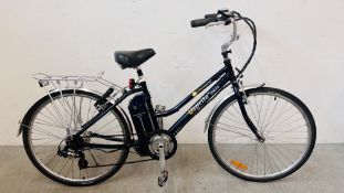 AN URBAN MOVER U SPRITE UM44 ELECTRIC BICYCLE - NO CHARGER OR KEY - SOLD AS SEEN.