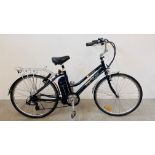 AN URBAN MOVER U SPRITE UM44 ELECTRIC BICYCLE - NO CHARGER OR KEY - SOLD AS SEEN.