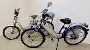 2 X ELECTRIC BICYCLES - SOLD SPARES AND REPAIRS ONLY (ONLY ONE WITH CHARGER).