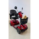 AN INVACARE LEO MOBILITY SCOOTER AND CHARGER (WITH KEY) AND PAPERWORK. ORIGINAL COST £1,599.