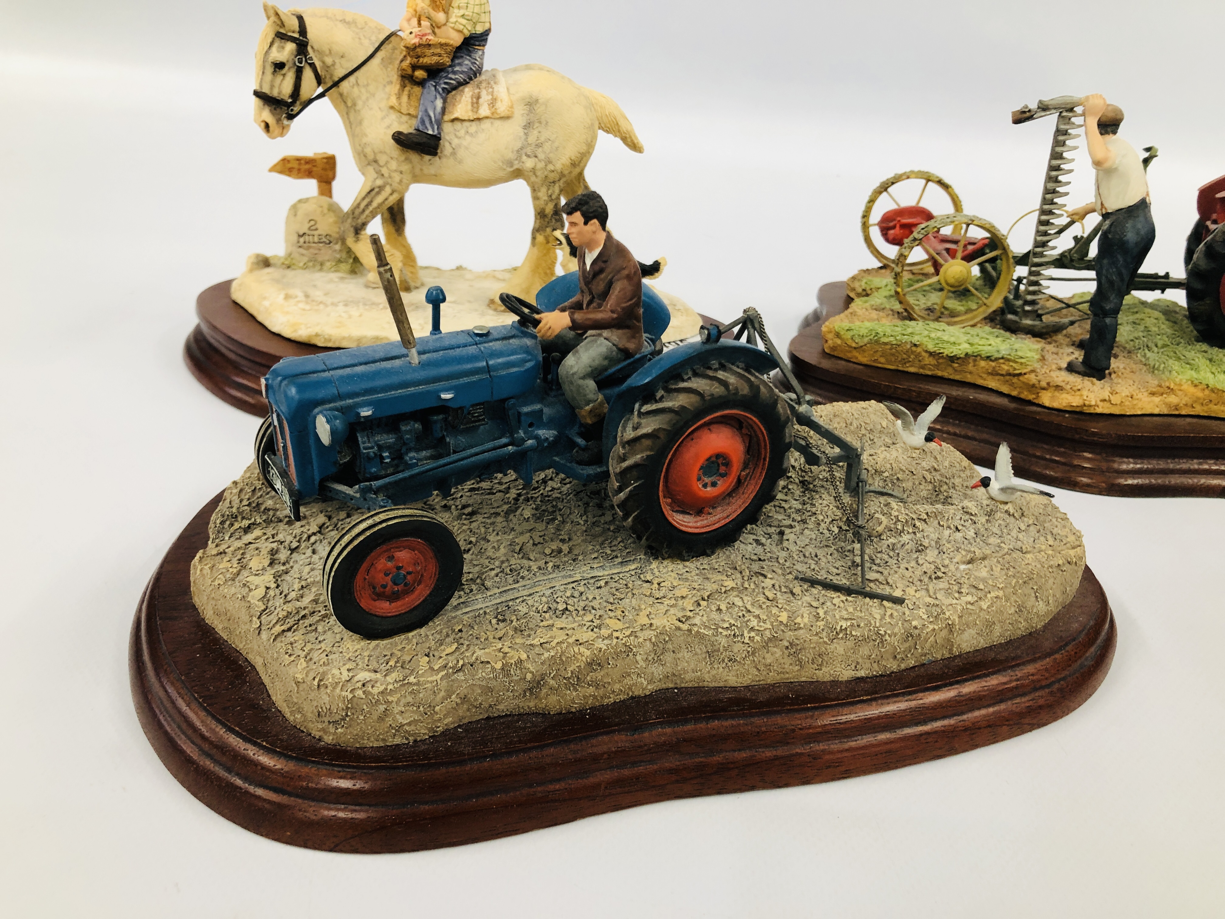 A GROUP OF 4 "BORDER FINE ART" MODELS TO INCLUDE YOU CAN LEAD A HORSE TO WATER BFA 202 ETC. - Image 2 of 7