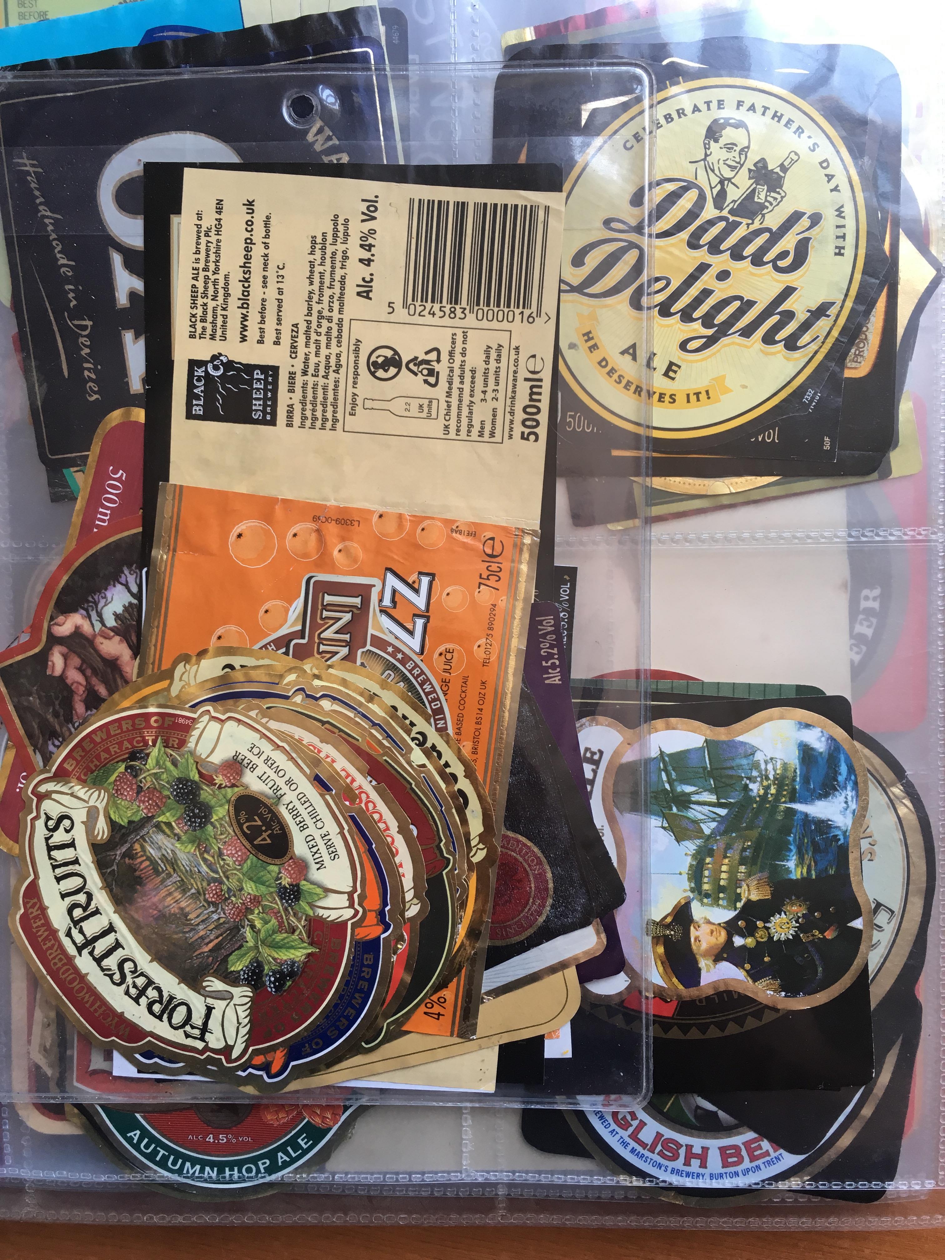 BINDER EPHEMERA WITH BEER LABELS, TAZOS, BOOKLETS ETC. - Image 7 of 10