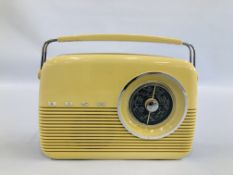 A BUSH RETRO STYLE RADIO - SOLD AS SEEN.