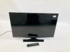 SAMSUNG 28" FLAT SCREEN TV WITH REMOTE - SOLD AS SEEN.