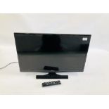 SAMSUNG 28" FLAT SCREEN TV WITH REMOTE - SOLD AS SEEN.