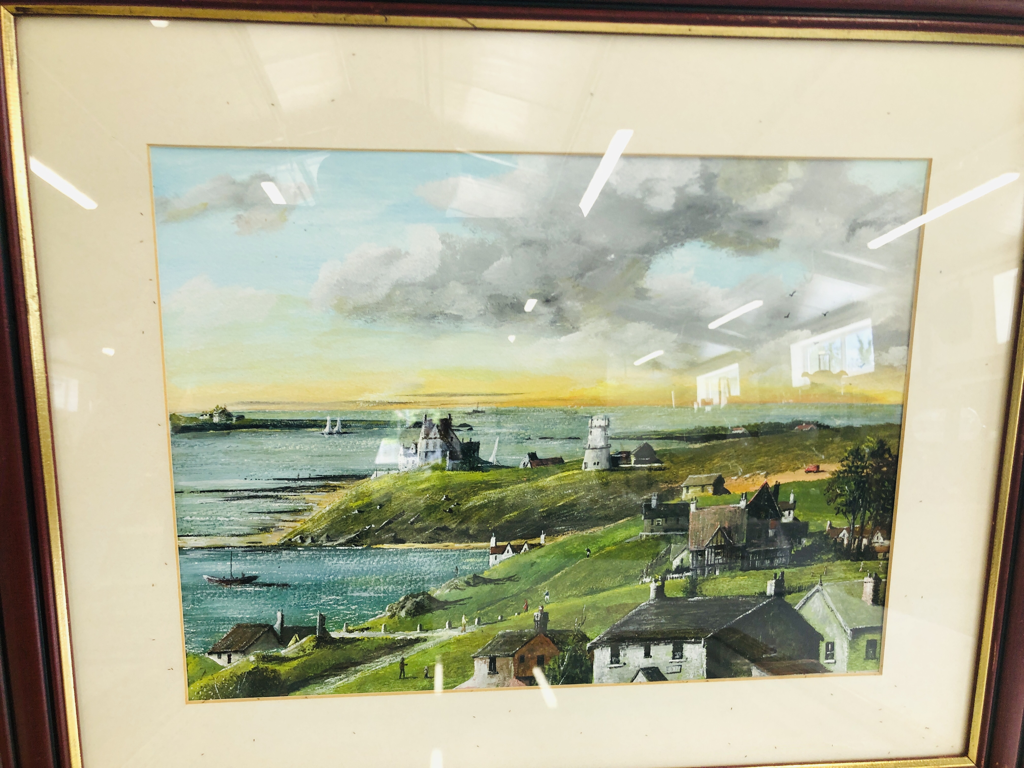 FIVE ORIGINAL OIL PICTURES BEARING SIGNATURE PHILIP SMITH. COASTAL, RIVER AND LANDSCAPE SCENES. - Image 6 of 7