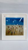 EMMA BROWNJOHN LIMITED EDITION "BRIGHT SPARKS" PRINT 3/25 FRAMED AND MOUNTED 40CM X 40CM.