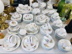 AN EXTENSIVE COLLECTION OF "SHELLEY" WILD FLOWERS 13668 TEA AND DINNER WARE APPROX 160 PIECES.