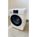 HAIER 8KG 1400RPM WASHING MACHINE WITH INSTRUCTIONS - SOLD AS SEEN.