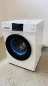 HAIER 8KG 1400RPM WASHING MACHINE WITH INSTRUCTIONS - SOLD AS SEEN.