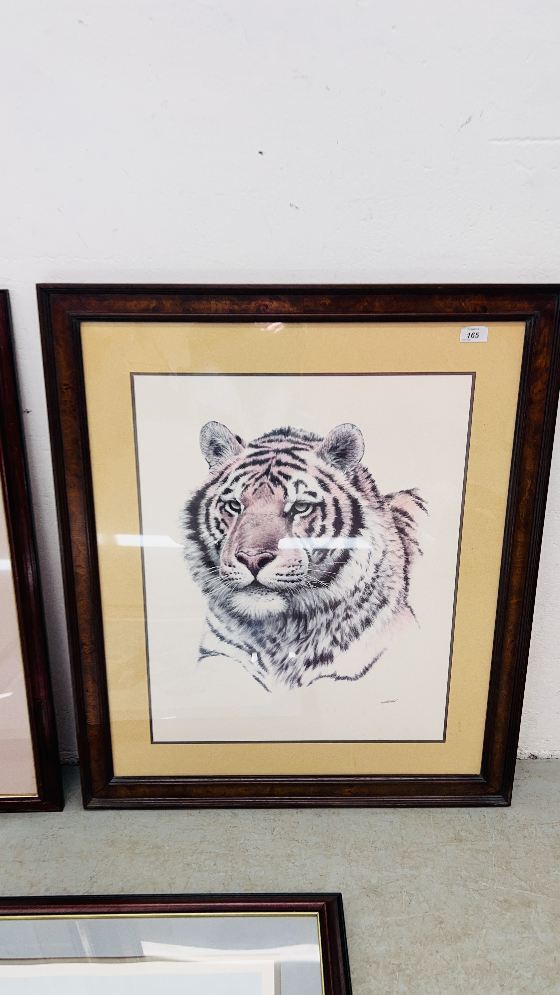 A GROUP OF THREE FRAMED AND MOUNTED FRANKLIN MINT PRINTS TO INCLUDE THE UNTAMED BY CHUCK DEHANN, - Image 2 of 9
