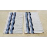 TWO MODERN DESIGNER APOLLO SKY RUGS, 108CM X 167CM.