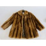 A VINTAGE FOURRURES R. CHAUMEIT MADAUTE AVIGNON FUR COAT.