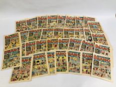 A COLLECTION OF 34 VINTAGE BEANO COMICS
