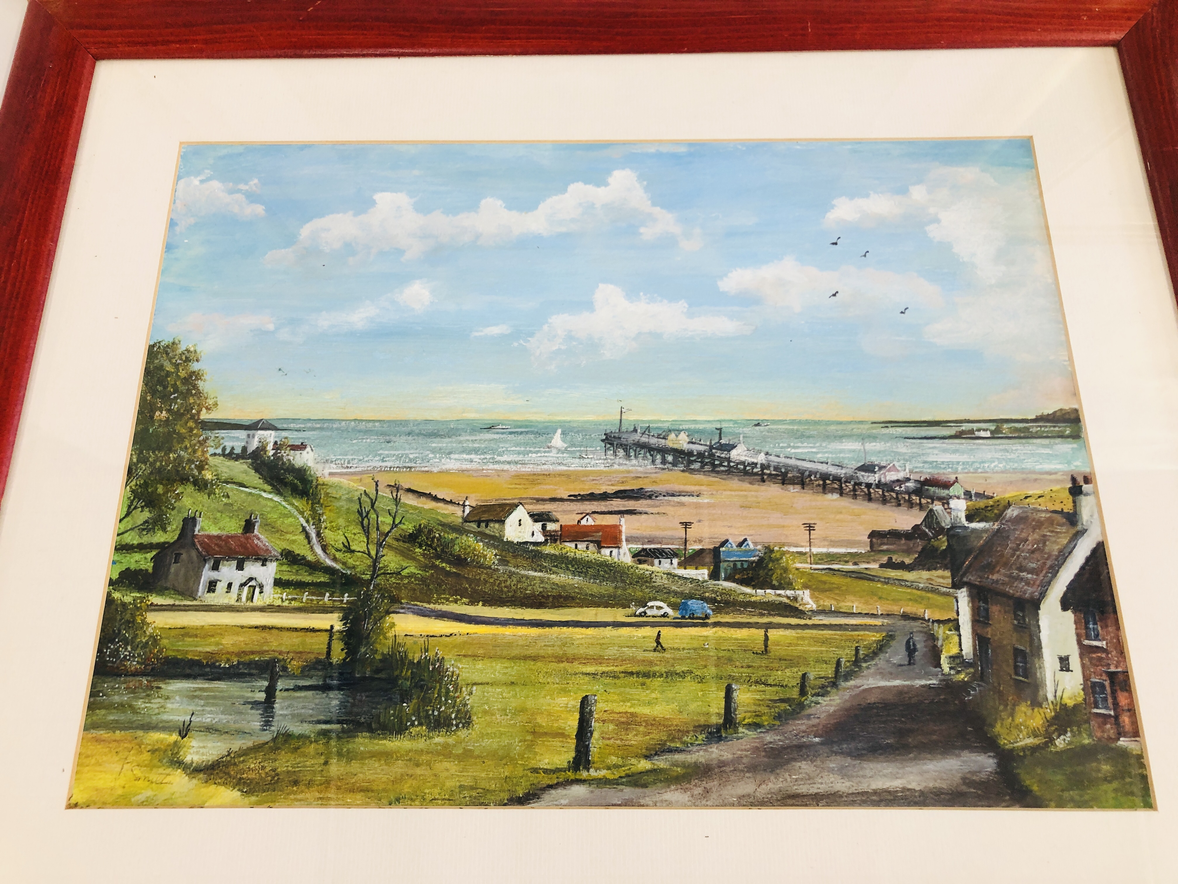 FIVE ORIGINAL OIL PICTURES BEARING SIGNATURE PHILIP SMITH. COASTAL, RIVER AND LANDSCAPE SCENES. - Image 3 of 7