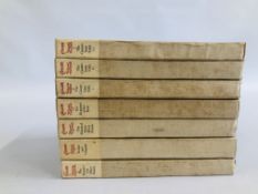 #311/375 LIMITED EDITION ILLUSTRATED SET OF SEVEN VOLUMES OF EIGHT (LACKING VOLUME FIVE) 1928-29