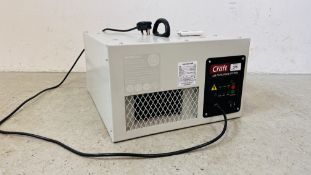 AXMINSTER CRAFT AC-15AFS AIR FILTRATION SYSTEM COMPLETE WITH REMOTE - SOLD AS SEEN.