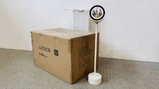 7 BOXED AS NEW LUCECO SURFACE ADJUSTABLE DROP ROD LED LIGHTS - TO BE FITTED BY A QUALIFIED