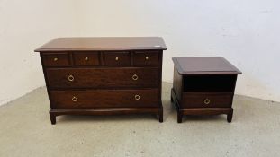 A STAG MINSTREL 4 OVER 2 DRAWER CHEST,