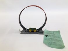 AN ANTIQUE TIN TOY "THE LOOPING MOTOR CAR".