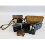 A GROUP OF VINTAGE CAMERAS TO INCLUDE A G.B.