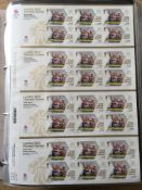 GB: 2012 OLYMPICS GOLD MEDAL WINNERS SET OF 29 EACH IN COMPLETE SHEETS OF 24,
