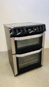 BELLING ELECTRIC DOUBLE OVEN SLOT IN COOKER WITH CERAMIC HOB - SOLD AS SEEN.