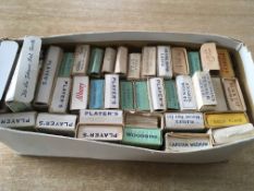 BOX OF CIGARETTE AND TRADE CARDS, ALL IN PACKETS, SETS, PART SETS, VERY MIXED CONDITION.