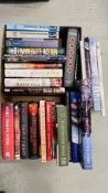 A small box of assorted books, modern,