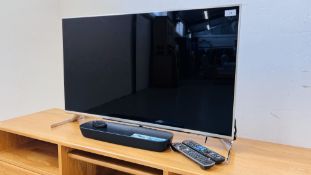 PANASONIC 40 INCH SMART TELEVISION MODEL TX-40EX700B PLUS PANASONIC THEATRE SYSTEM,