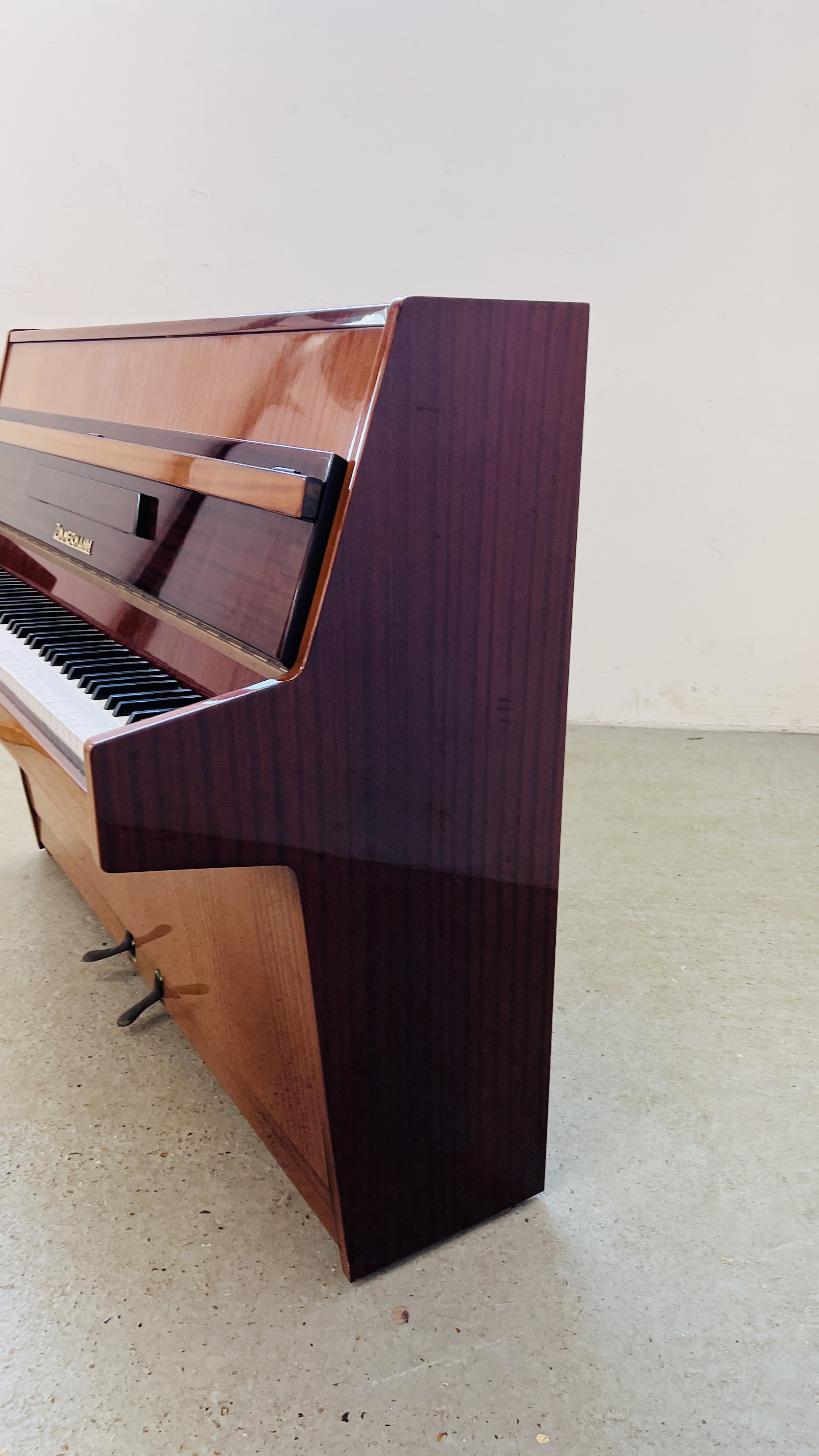 A ZIMMERMAN UPRIGHT PIANO AND STOOL W 142CM X D 53CM X H 108CM - Image 4 of 20