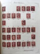ALBUM OF GB STAMPS FROM 1841 TO 1971 INCLUDING USED PENNY REDS, LATER QV TO 5/-, LOCALS,