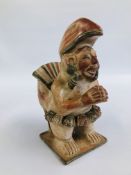 A MEXICAN STUDIO POTTERY FOLK ART STUDY H 32CM.