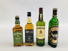 1 X 70CL BOTTLE OF JOHN LEE STRAIGHT BOURBON OLD RESERVE, 1 X 700ML JAMESON IRISH WHISKY,