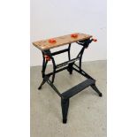 A BLACK AND DECKER WORKMATE 536 - SOLD AS SEEN.