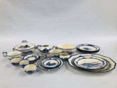 APPROX 22 PIECES OF ROYAL DOULTON NORFOLK PATTERN TEA AND DINNERWARE.
