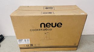 MODERN NEUE GLASS COOKER HOOD MODEL NG196NX CODE 393109 - SOLD AS SEEN.